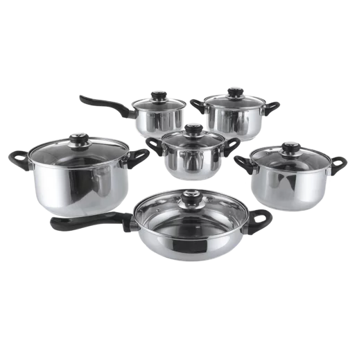 Majoré Stainless Steel Cookware Set 12 Piece