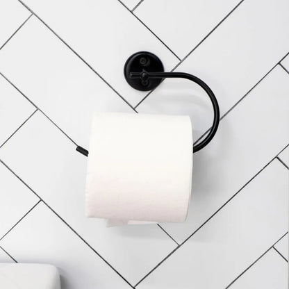 Matt Black Stainless Steel Toilet Roll Holder