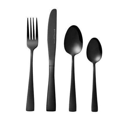 Maxwell & Williams Arden Cutlery Set Shiny Black 16pc