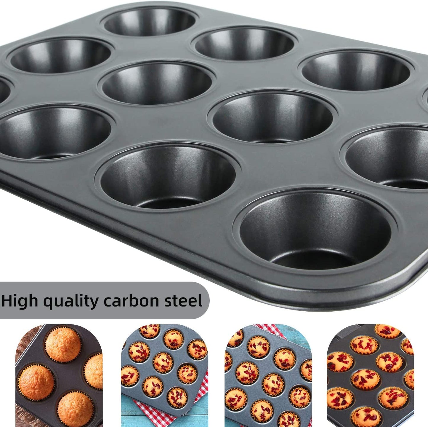 Metalix 12 Cup Muffin Non-Stick