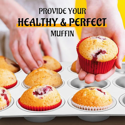 Metalix 12 Cup Tin Mini Muffin Pan