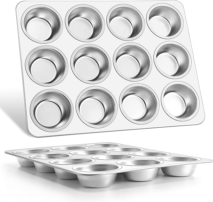 Metalix 12 Cup Tin Mini Muffin Pan