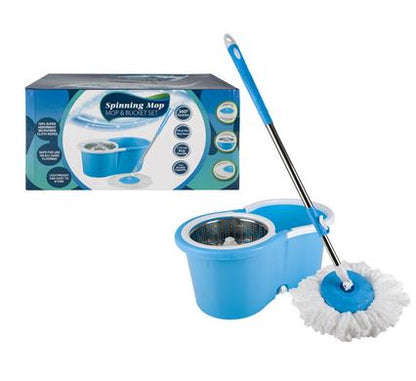 Microfibre Mop & 13L Bucket - Spin Action