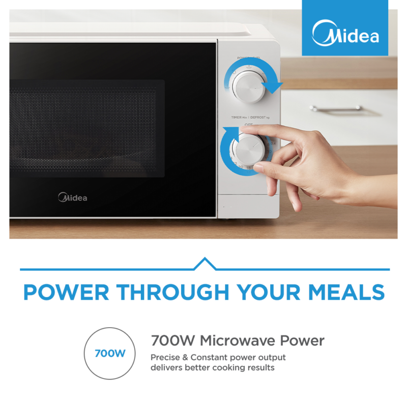 Midea 20L Microwave Inverter Manual - 700W - White