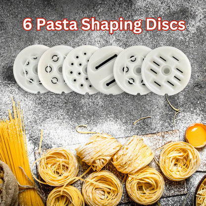 Milex 5-In-1 Stand Mixer Pasta Shaping Discs - Pack Of 6