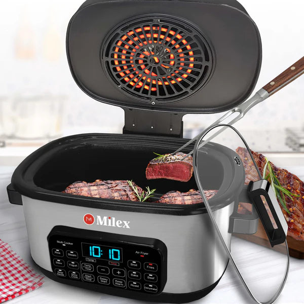 Milex 6L Air Fryer Grill & Multi Cooker