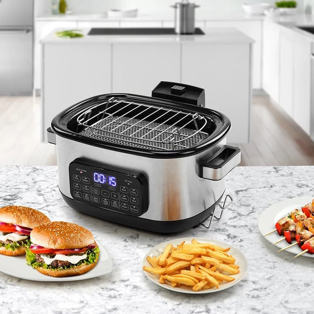 Milex 6L Air Fryer Grill & Multi Cooker