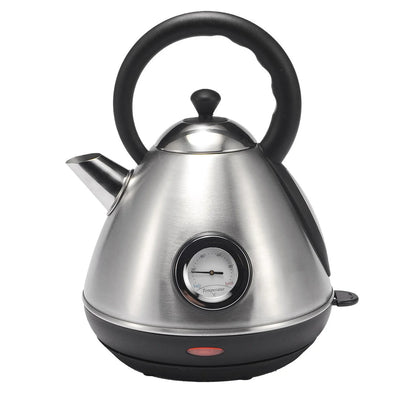 Milex Boston Matt Silver Stainless Steel Cordless 360° Kettle 2200W