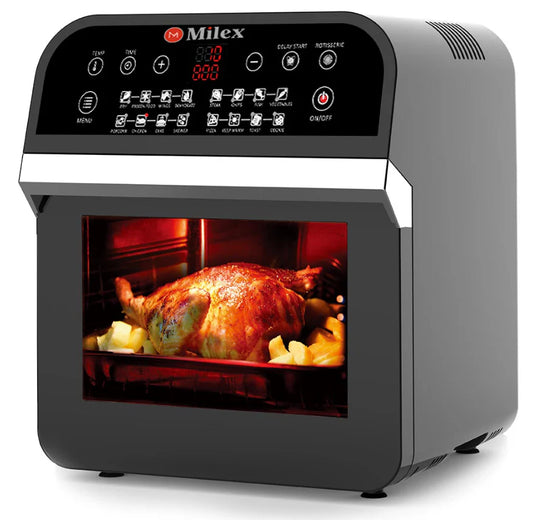 Milex - Digital Power Air Fryer Oven With Rotisserie 12L