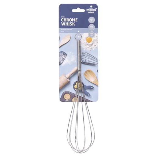 Millini Chrome Whisk 30cm