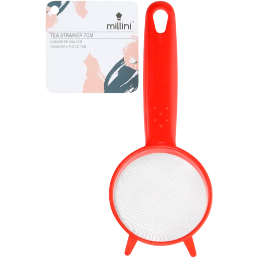 Millini Red Tea Strainer 7cm