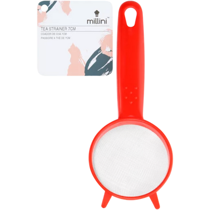 Millini Red Tea Strainer 7cm