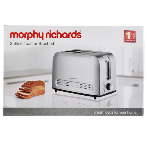 Morphy Richards Brushed 2 Slice Toaster