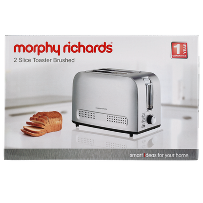 Morphy Richards Brushed 2 Slice Toaster