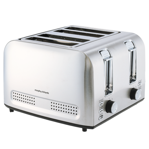 Morphy Richards Brushed 4 Slice Toaster