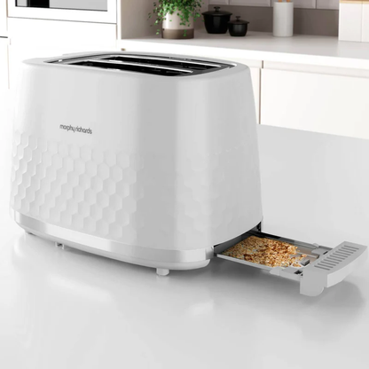 Morphy Richards White Hive 2 Slice Toaster