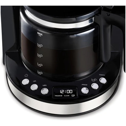 Morphy Richards Coffee Maker Drip Filter Digital Black 1.2 Litre 1000W Evoke