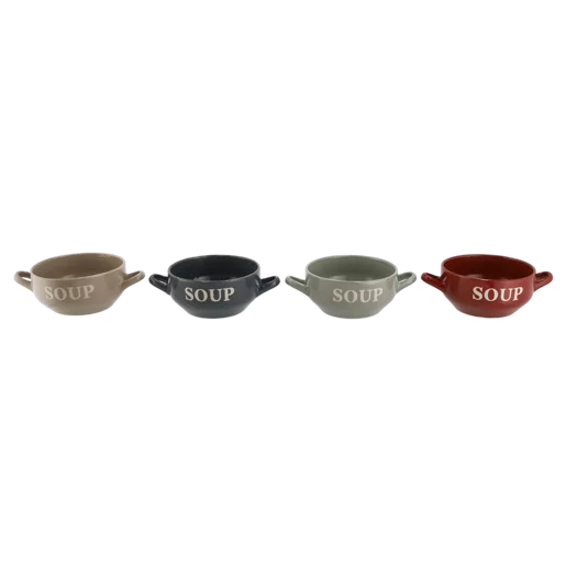 Natural Soup Bowl Set of 4