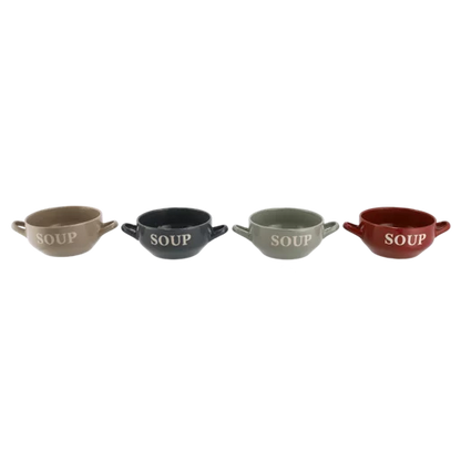 Natural Soup Bowl Set of 4