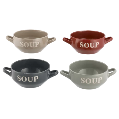 Natural Soup Bowl Set of 4