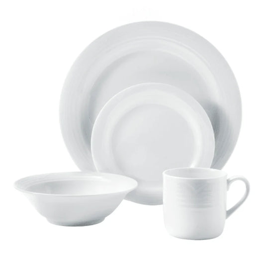 Noritake Arctic White Dinner Set Of 16