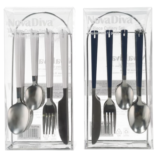 Hanging Cutlery Set 16 Piece - NovaDiva Azura