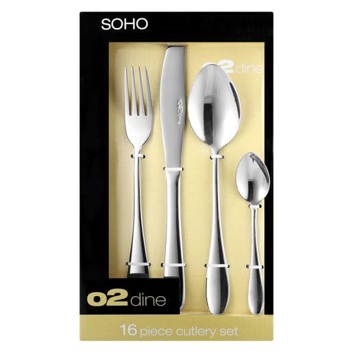 O2 Dine Soho Cutlery 16 Piece Set