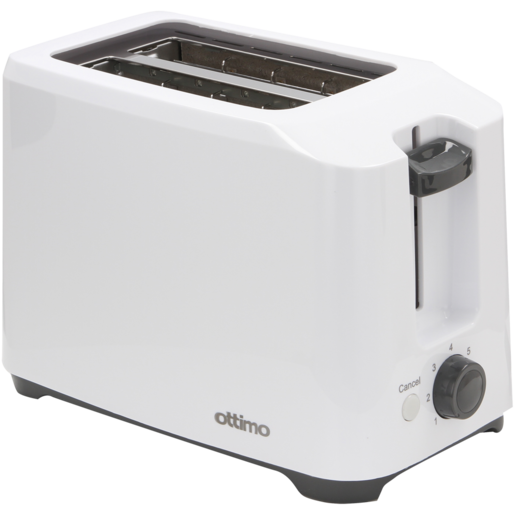 Ottimo 2 Slice White Toaster