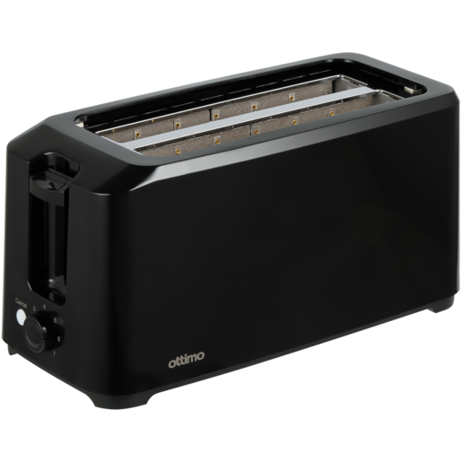 Ottimo 4 Slice Black Toaster