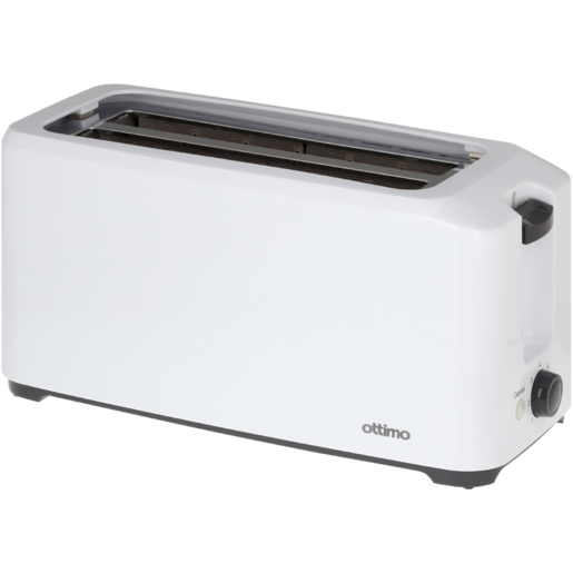 Ottimo White 4 Slice Toaster 1450W