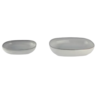 Pearl Grey Bakeware Set 2 Piece