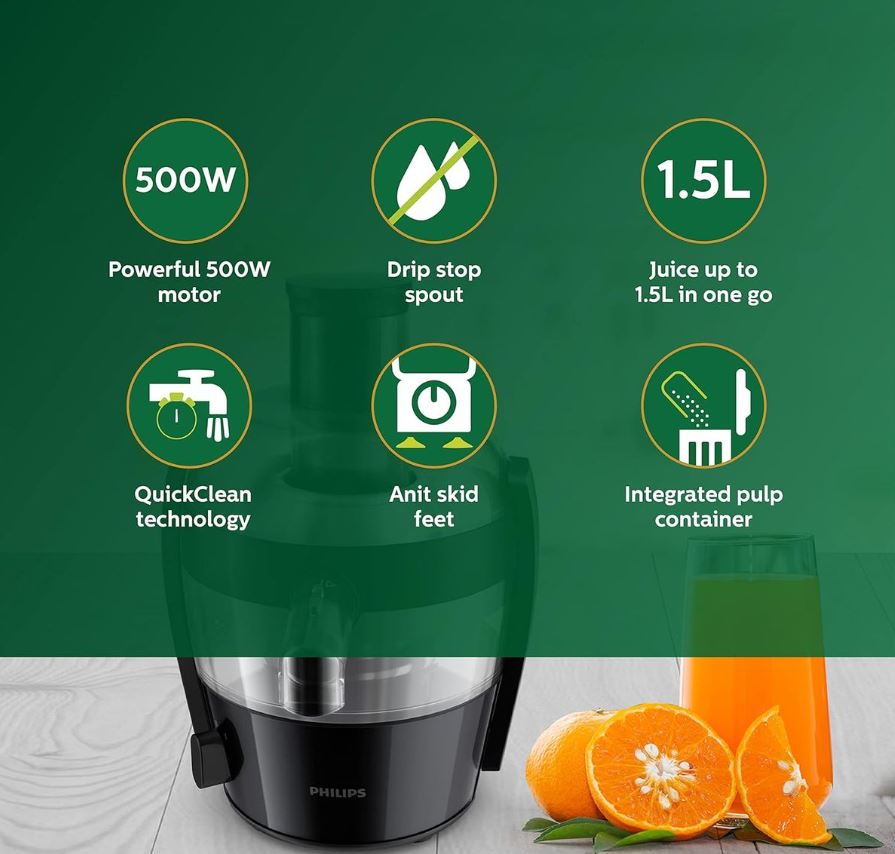 Philips Juicer Viva Collection - 500W