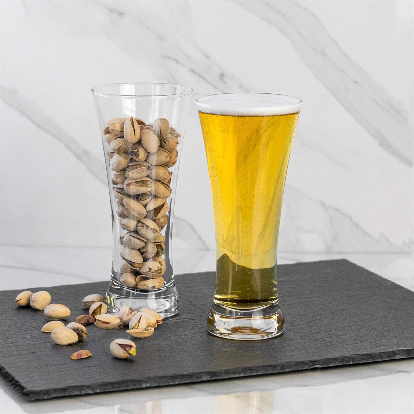 Pilsner Beer Glasses 380ml - Set of 6