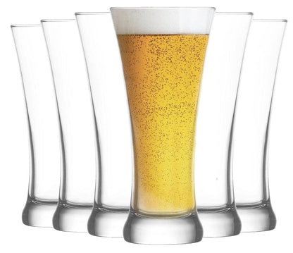 Pilsner Beer Glasses 380ml - Set of 6