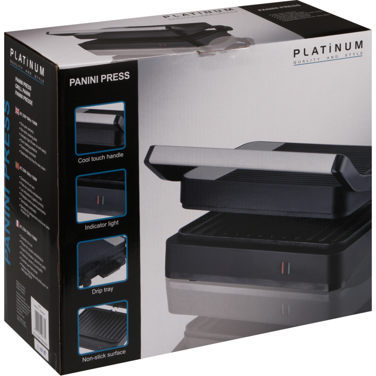 Platinum 2 Slice Panini Press