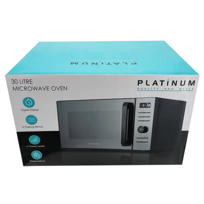 Platinum Black Digital Microwave - 30L