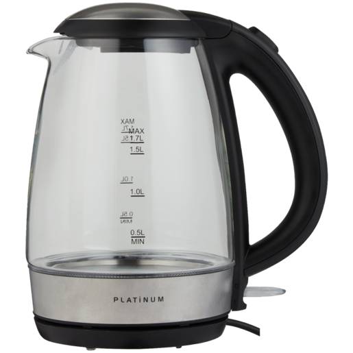 Platinum Cordless Glass Kettle 1.7L