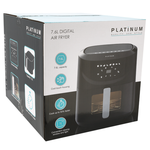 Platinum Digital Air Fryer 7.6L