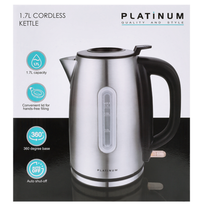 Platinum Easy Fill Cordless Kettle 1.7L