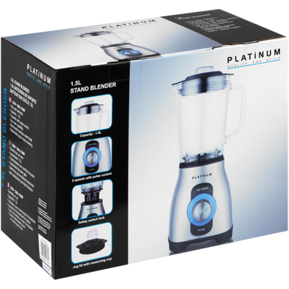 Platinum Glass Jug Blender 700W - 1.5L