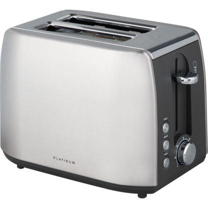 Platinum Stainless Steel 2 Slice Toaster