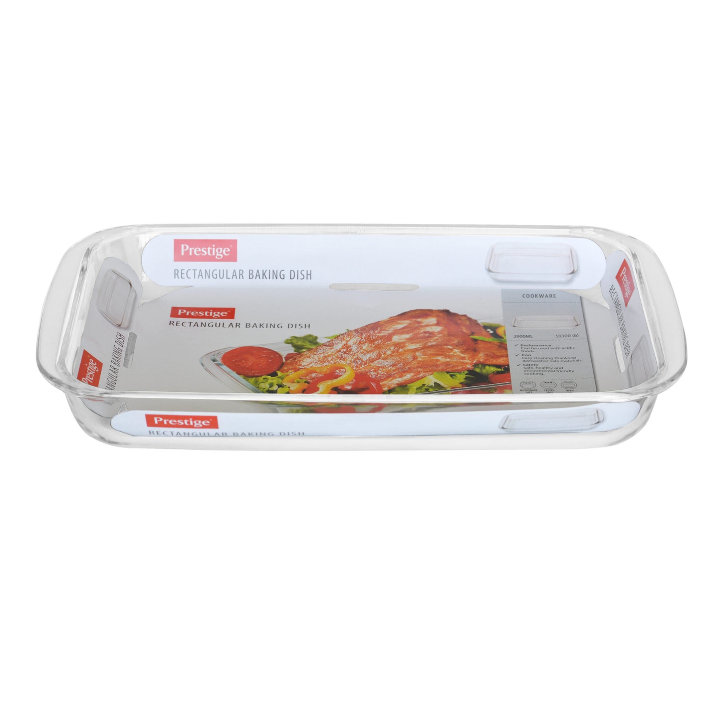 Prestige Glass Rectangular Baking Dish 2.9 Litre