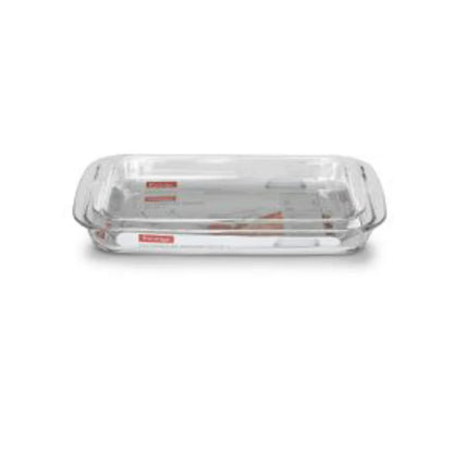 Prestige Glass Rectangular Roaster Baking Dish Set of 2