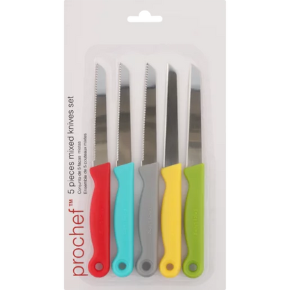 Prochef Mixed Silvano Knives -Set of 5