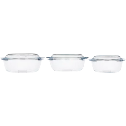 Pyrex Casserole Glass Set 3 Piece