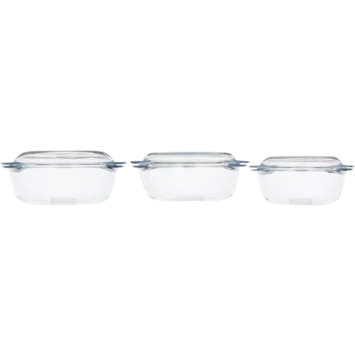 Pyrex Casserole Glass Set 3 Piece