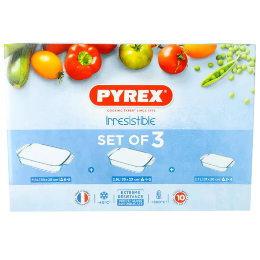 Pyrex Roaster Set 3 Piece