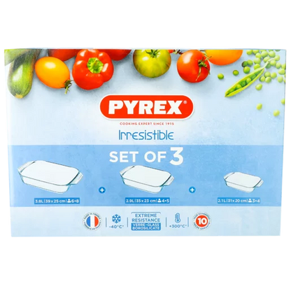 Pyrex Roaster Set 3 Piece