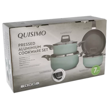 Quisimo Marine Pressed Aluminium Cookware Set 7 Piece