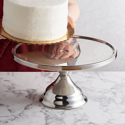 Regent Cake Stand Footed Stainless Steel